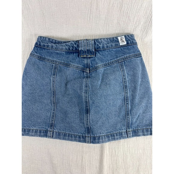 2- Altar'd State Raleigh Layered Lace Shorts Womens XS Denim Mini Academia Boho‎ - Picture 7 of 14